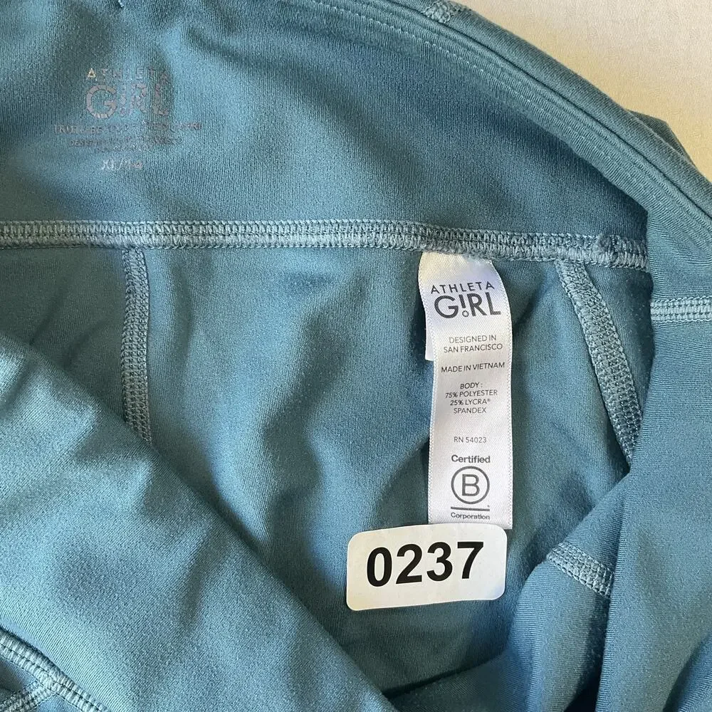 Athleta Girl Girls Activewear Pants XL 14 Teal Legging Yoga 18